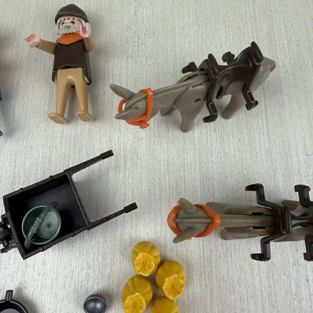 Playmobil # 3747 Gold Miners Panning Mining Playset Old West Parts Pieces